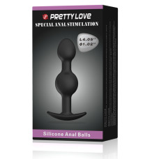 Анальная ёлочка со смещенным центром тяжести Pretty Love Anal Balls