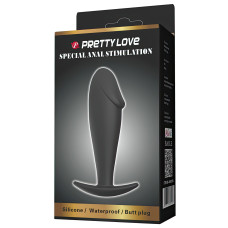 Черная анальная втулка Pretty Love Special Anal Stimulation