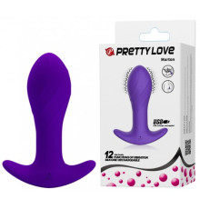 Анальная пробка с вибрацией Anal Plug Massager пурпурная