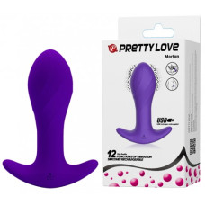 Анальная пробка с вибрацией Anal Plug Massager пурпурная