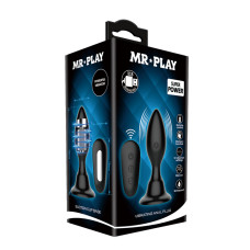 Анальная пробка Mr.Play с вибрацией и дистанционным управлением