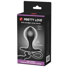 Расширяющаяся анальная пробка со смещенным центром тяжести Pretty Love Inflatable Anal Plug