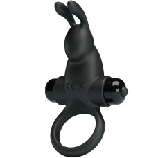 Эрекционное виброкольцо Vibrant Penis Ring I с клиторальным стимулятором черное