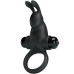 Эрекционное виброкольцо Vibrant Penis Ring I с клиторальным стимулятором черное
