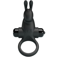 Эрекционное виброкольцо Vibrant Penis Ring I с клиторальным стимулятором черное