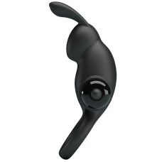 Эрекционное виброкольцо Vibrant Penis Ring I с клиторальным стимулятором черное