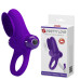 Фиолетовое эрекционное кольцо с вибрацией Vibrant Penis Ring 2