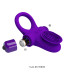Фиолетовое эрекционное кольцо с вибрацией Vibrant Penis Ring 2