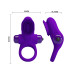 Фиолетовое эрекционное кольцо с вибрацией Vibrant Penis Ring 2