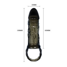 Насадка на пенис чёрная Men Extension