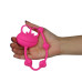 Анальная цепочка розовая Silicone Frog Anal Beads-Pink