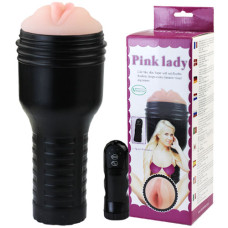 Мастурбатор-вагина в колбе Pink Lady с вибро