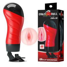 Вибромастурбатор на присоске Crazy Bull Delia