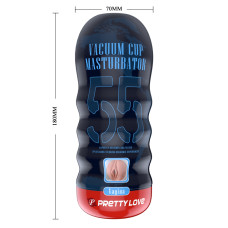 Мастурбатор-вагина в колбе Pretty Love Vacuum Cup