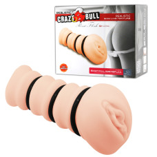 Мастурбатор вагина с утягивающими кольцами Crazy Bull Rossi Flesh 3D