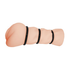 Мастурбатор вагина с утягивающими кольцами Crazy Bull Pocket Pussy 3D