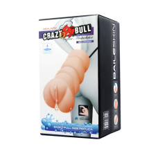 Мастурбатор-вагина Crazy Bull с эффектом выделения смазки