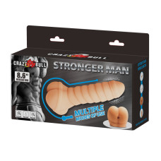 Насадка-мастурбатор с вибрацией Stronger Man