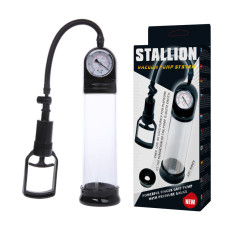 Вакуумная помпа с манометром Stallion