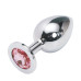 Анальная пробка Anal Jewelry Plug Silver Pink L