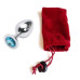Анальная пробка Anal Jewelry Plug Silver Light Blue L