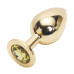 Анальная пробка Anal Jewelry Plug Gold Yellow M