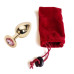 Анальная пробка Anal Jewelry Plug Gold Pink M
