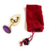 Анальная пробка Anal Jewelry Plug Gold Violet S