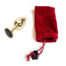 Анальная пробка Anal Jewelry Plug Gold Black S
