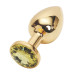 Анальная пробка Anal Jewelry Plug Gold Yellow S