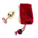Анальная пробка Anal Jewelry Plug Gold Pink S
