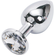 Анальная пробка Anal Jewelry Plug Silver Diamond S