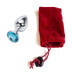 Анальная пробка Anal Jewelry Plug Silver Light Blue S