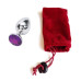 Анальная пробка Anal Jewelry Plug Silver Violet S