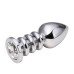 Анальная пробка Silver Relief Diamond L