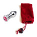Анальная пробка Silver Relief Fuchsia L