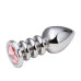 Анальная пробка Silver Relief Pink L