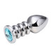 Анальная пробка Silver Relief Light Blue L