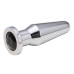 Анальная пробка Anal Plug Silver Black L