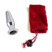 Анальная пробка Anal Plug Silver Black L