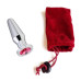Анальная пробка Anal Plug Silver Fuchsia L