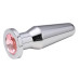 Анальная пробка Anal Plug Silver Pink L