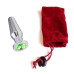 Анальная пробка Anal Plug Silver Light Green L