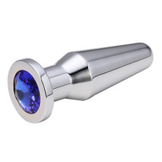 Анальная пробка Anal Plug Silver Blue L