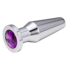Анальная пробка Anal Plug Silver Violet L