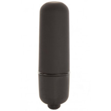 Черная вибропуля X-Basic Bullet Mini Lovetoy с 10 режимами вибрации