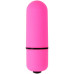 Розовая вибропуля X-Basic Bullet Mini Lovetoy с 10 режимами вибрации