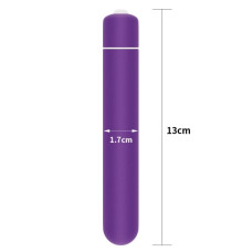 Мини-вибратор X-Basic Bullet Lovetoy с 10 режимами фиолетовый