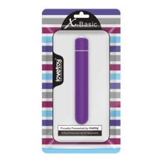 Мини-вибратор X-Basic Bullet Lovetoy с 10 режимами фиолетовый