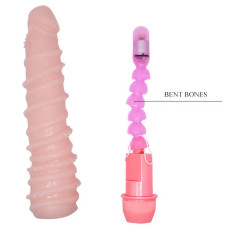 Вибратор с хребтом гнущийся Flexi Vibe 21 см